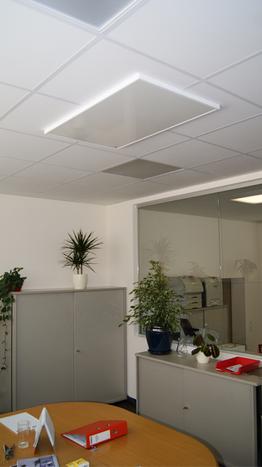 easyTherm® Infrarotheizungen in den Büros der Alpina Sicherheitssysteme