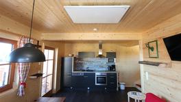 easyTherm® Infrarotheizung in einem Wohnzimmer der Rielgerhütte Kreischberg