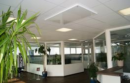 easyTherm® Infrarotheizungen in den Büros der Alpina Sicherheitssysteme