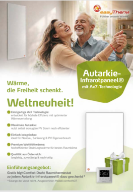 Flyer Autarkie-Infrarotpaneel®