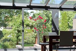 Wintergarten mit Heizstrahler powerHeat