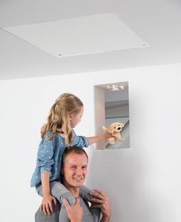 easyPlan: flächenbündige Infrarotheizung und Deckenmontage easyPlan: flächenbündige Infrarotheizung und Deckenmontage