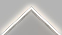 easyTherm® Infrarotheizung mit LED Lichtrahmen: easyLight deluxe
