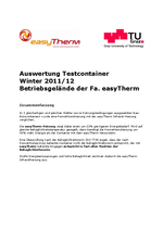 Vergleichsstudie Elektrokonvektion vs. easyTherm®