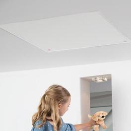 easyTherm® Infrarotpaneel multiplan flächenbündig in Decke eingebaut