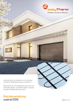 easyTherm Bedienungsanleitung Freiflächenheizung asphalt300