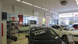 easyTherm® Infrarotheizung im Autohaus Vogl Co in Graz