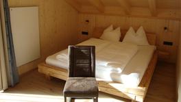 easyTherm® Infrarotheizung im Schlafzimmer der Lechtal Chalets
