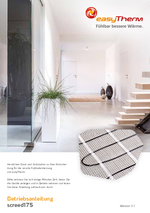 easyTherm Bedienungsanleitung Fußbodenheizung screed175