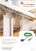 easyTherm Bedienungsanleitung Freiflächenheizung traceHeating10