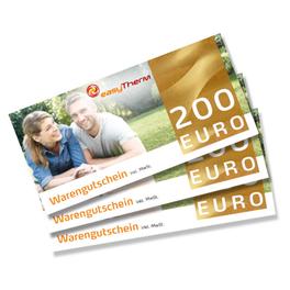 Stapel von easyTherm® Warengutscheinen Stapel von easyTherm® Warengutscheinen