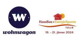 Logos von Wohnwagon und der Messe HausBau + EnergieSparen Tulln