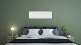 easyTherm Infrarotheizung comfortSoft751 als Heizung im Schlafzimmer