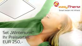 easyTherm - Infrarotheizung Set "Wintersunn" easyTherm - Infrarotheizung Set "Wintersunn"