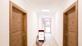 Infrarotheizung in Hotel mit easyTherm App bedarfsgerecht regeln