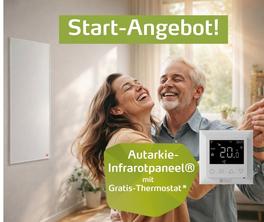 Autarkie-Infrarotpaneel-Aktion