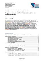 Studie Vergleichsrechnung Einfamilienhäuser