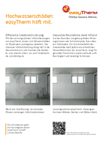 easyTherm Flyer Hochwasserhilfe