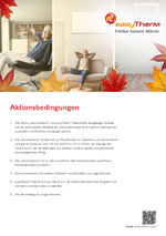 easyTherm® Flyer Aktionsbedingungen 2025