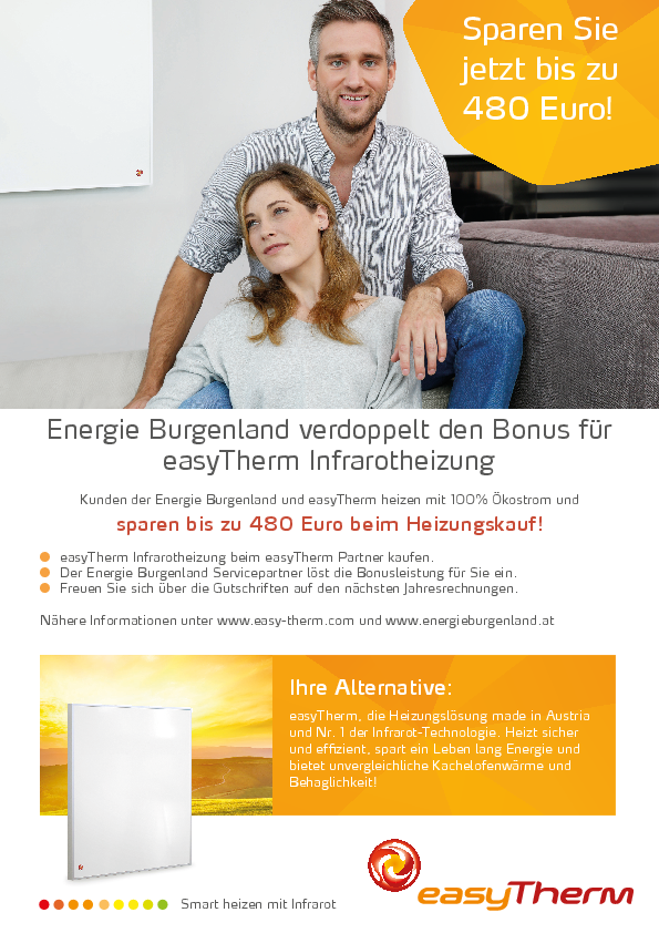 Flyer Bonus Energie Burgenland