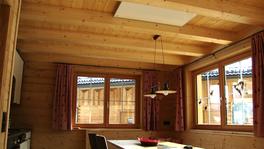 easyTherm® Infrarotheizung in der Küche der Lechtal Chalets