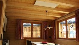 easyTherm® Infrarotheizung in der Küche der Lechtal Chalets