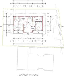 Hotel Sonnenhof floor plan upper floor