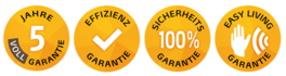 4-fach Garantie von easyTherm 4-fach Garantie von easyTherm