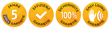 4-fach Garantie von easyTherm 4-fach Garantie von easyTherm