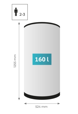 Autarkie-Boiler® mit 160 Liter Speicher